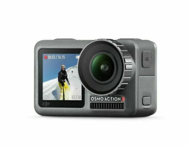 DJI Osmo Action - 4K HDR/60P/EIS Dual Screen, Waterproof, 1080P 8x