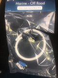 RCA to 3.5mm Aux Input Cable Converter Weatherproof  For Marine PowerSports Etc