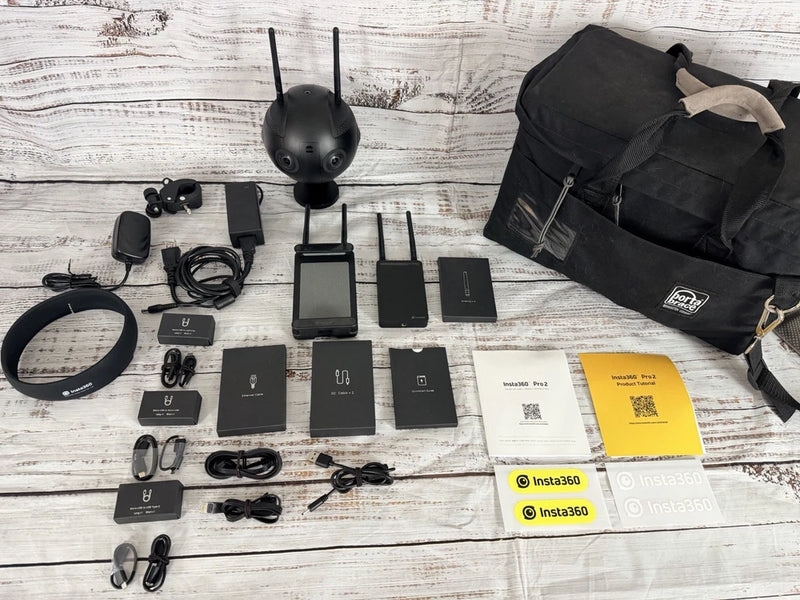 Insta360 Pro II 8K 360-Degree Virtual Reality Camera w/ FarSight & Travel Bag
