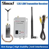9IMOD 1.2G 1.6W VTX Video Transmitter 12CH Digital VRX Receiver for RC FPV Drone