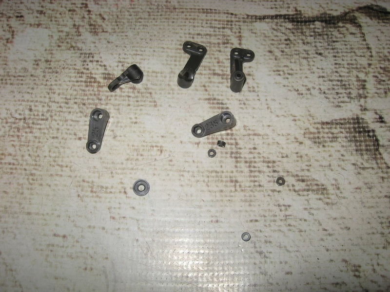 Vintage RC Losi XX XXT Series Steering & Servo Mount Lot Plastic 1601 Gray Used
