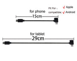 nylon usb data cable for DJI spark Drone transmitter connects Phone & Tablet FPV