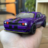1:32 Dodge SRT Hellcat Diecast Car Alloy Model - Sound Light Toy Gift