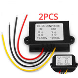 2PCS DC 15V-100V Buck To 12V 10A 120W Power Supply Converter Regulator Module