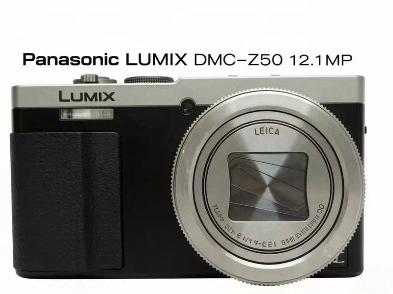 Panasonic LUMIX DMC-ZS50 - 12.1MP w Battery Charger Tested Silver Digital Camera