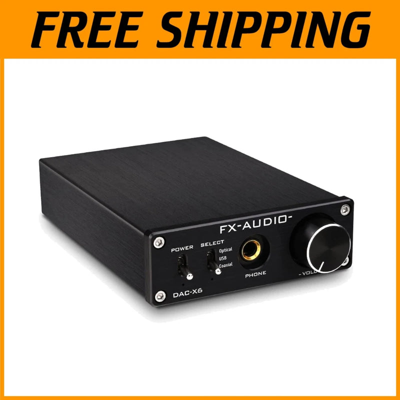 FX-Audio DAC-X6 Black Mini HiFi Digital Audio Decoder