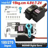 MG996R Digital Servo 15KG Thrower Bracket Arm Metal Gear Motor for DIY RC Car