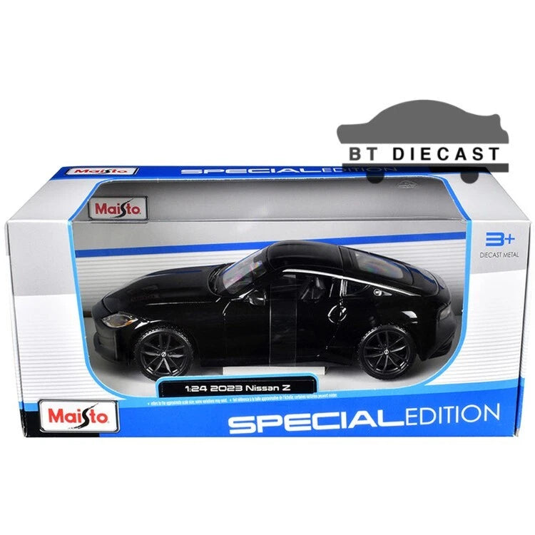MAISTO 2023 23 NISSAN Z 1/24 DIECAST MODEL CAR BLACK 32904 BK