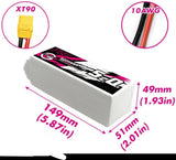 CNHL G+Plus 5000mAh 22.2V 6S Lipo Battery 70C with XT90 Plug Battery