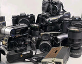 Vintage Camera Camcorder Parts Lot Canon Sony Fujifilm Samsung GE Untested AS IS