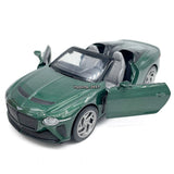 1/32 Bentley Mulliner Bacalar Model Toy Car Diecast Toy Vehicle Boys Kids Green