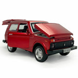 1/32 VAZ Lada Niva Model Car Diecast Toy Vehicle Kids Toys for Boys Gifts Red Battery
