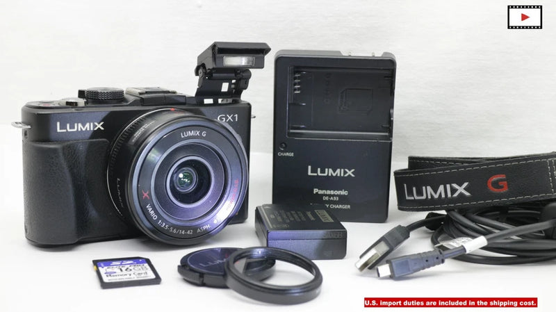 [N,MINT/Multilingual /17092 shots] Panasonic LUMIX DMC-GX1  w/ H-PS14042  #50713