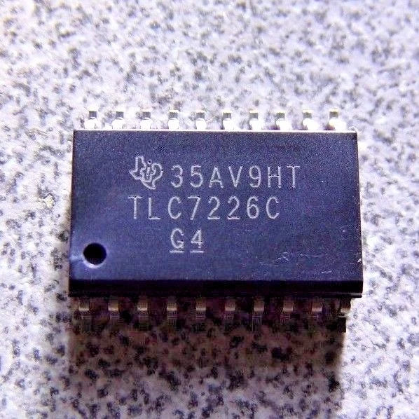 TLC7226CDW -  Digital to Analog Converter, 8 bit, 143 kSPS, Parallel (K)