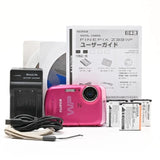 Fujifilm FinePix Z33WP Pink Waterproof Digital Camera Used Excellent Cond