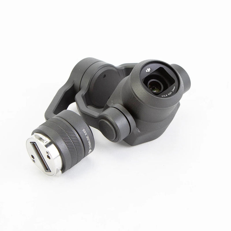 3-axis gimbal camera with 8.8mm lens, dark gray body and visible connector