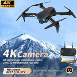 Foldable quadcopter drone with built-in camera and remote controller