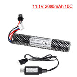 11.1V 2000mAh 3S 18350 Lipo Battery SM-2P Plug For RC Electric Water Gun Toys Battery