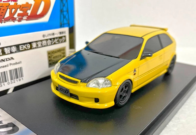 Modeler's Initial D MD43219 Honda Civic EK9 Type R Todo JDM 1:43 scale model car