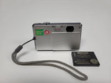Panasonic DMC-FP1 Lumix Camera, 12.1MP w/Battery Parts (Bad Focus, Missing Door)
