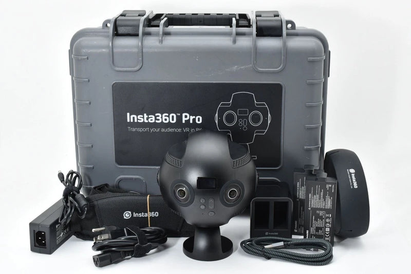 Insta360 Pro 8K 3D 360 VR Camera w/ Case Battery Charger Accessories??JPN