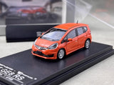 ED SW 1:64 Orange Fit Jazz GE8 RS Sports Model Diecast Collect Car