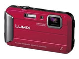 Panasonic Lumix FT25 Waterproof Digital Camera Red Compact From Japan