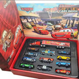 12Pcs Disney pixar cars Gift box metal diecast lightning McQueen car model