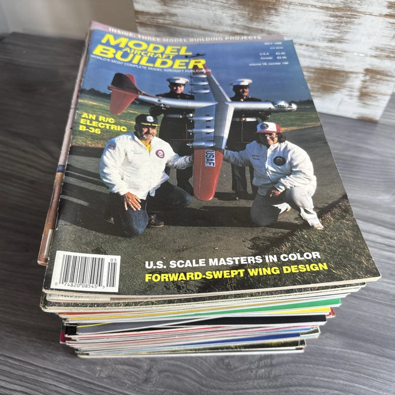 Lot of 41 Model Aircraft Magazines 1986-2024 R/C Model Airplanes Model Builder