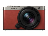 Panasonic LUMIX S9 N Kit 18-40mm Dark Silver x Crimson Red Leather