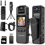 Mini Sport Action Camera 1080P FHD with Audio & Strobe Light - Safe Adventures