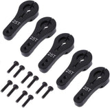 5 Pack  25T Aluminum Servo Horns M3 Threads Metal Steering Arm for RC Car Truck