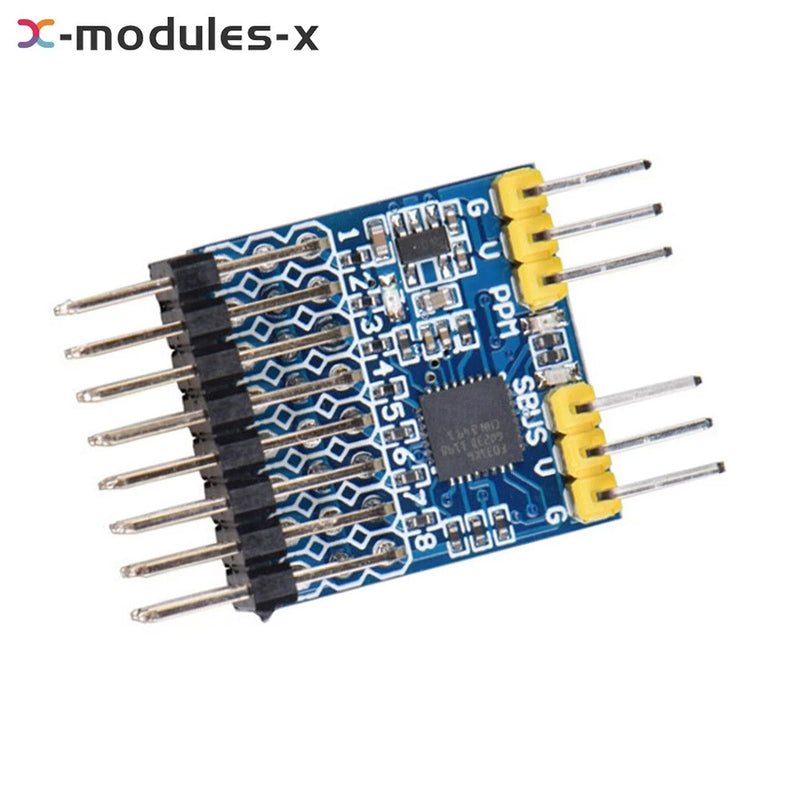 8CH PWM PPM SBUS Signal Conversion Module Converter 3.3-20V For RC Airpanle Converter