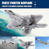 FX822 Quadcopter 2.4G F22 Remote Control Glider RC Fixed Wing Airplane Fighter