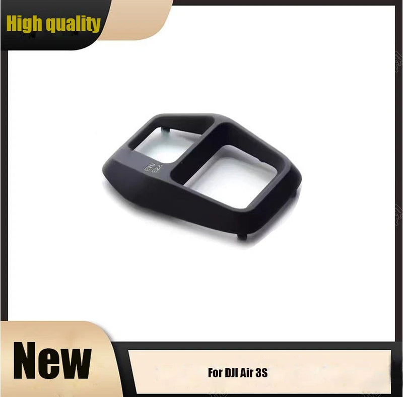 Black UV filter mount replacement with square opening for DJI Air 3S drone camera