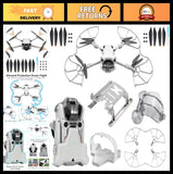 Mini 4 Pro Drone Accessories Bundle: Propellers, Guards, Landing Gear & More Propeller