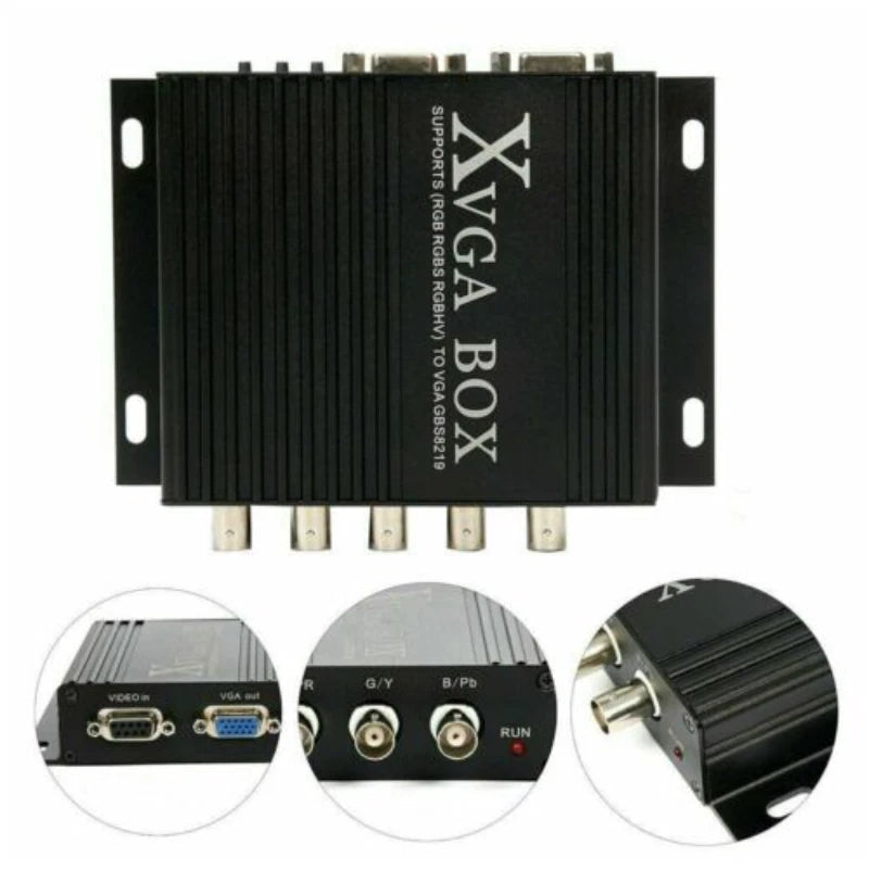GBS-8219 XVGA Box EGA/CGA/RGBS/RGB/RGBHV/VGA Industrial Monitor Video ConverterS