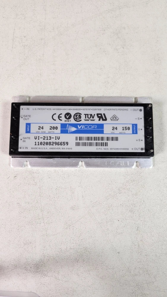 (1 NEW) Vicor VI-213-IV DC-DC Converter INPUT 24VDC 200W OUTPUT 24VDC 150W