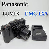 Panasonic LUMIX DMC-LX7 Black Compact Camera With Charger From Japan