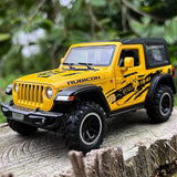 1:32 Jeep Wrangler Rubicon Diecast Model Car - Doors Open Collectible Gift