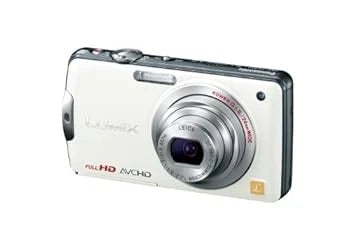 Panasonic Lumix FX700 Compact Camera 14.1MP White 5x Optical Zoom From Japan