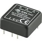 CUI Inc PDQ15-Q24-D12-D 15 W  4:1 Input Range  Single/Dual Regulated Output  ...