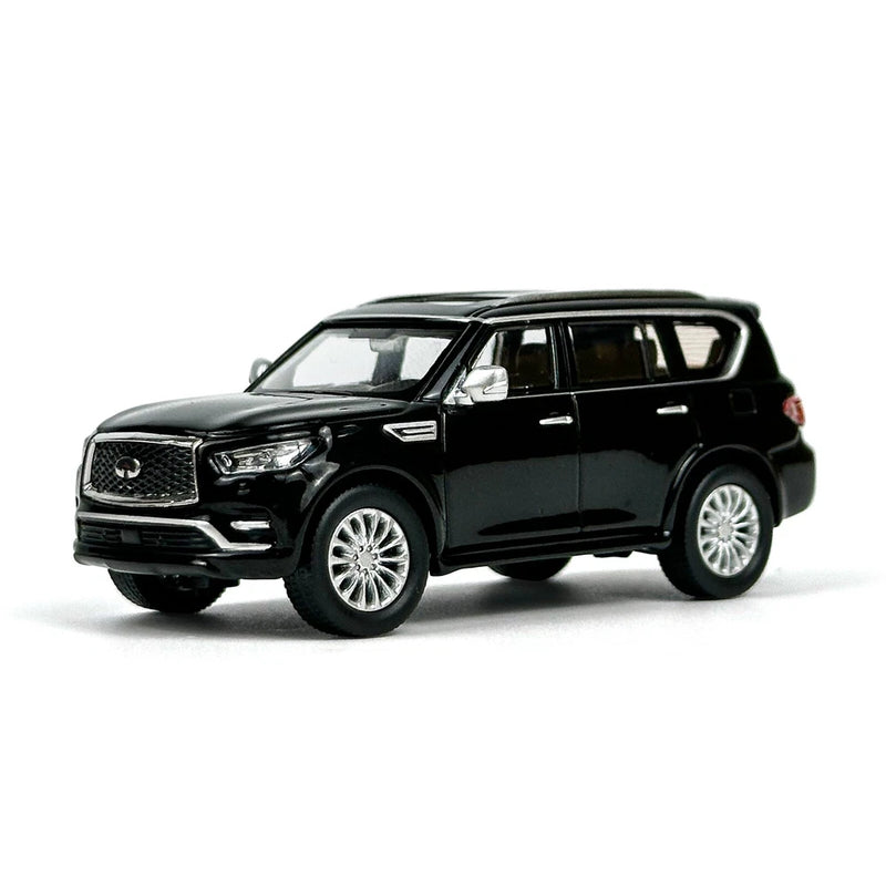 1:64 Scale Paudi Infiniti QX80 Black Diecast Model Miniature Toy Car Vehicle