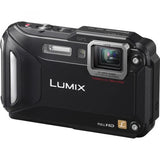 Panasonic Lumix TS5/FT5 16.1MP Digital Camera 9.3x Zoom - Black (DMC-TS5K)