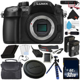 Panasonic DMC-GH4 Digital Camera + Sandisk 32GB Ultra SDHC Memory Card + DMW-BLF