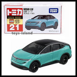 TOMICA 21 NISSAN LEAF 1/63 TOMY DIECAST CAR 2025 DEC NEW MODEL