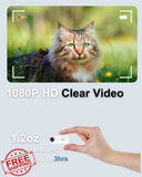 ZoomaraKam Dog Cat Camera Collar 1080P HD POV Cam M Size Action