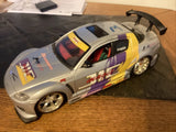 Jada Toys 1/18 Mazda Rx-8 Rotary Model JDM Tuner Sports Car Silver  Import Racer