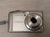 Fujifilm Digital Camera FinePix F50fd Silver Retro 12MP Super CCD 3x Zoom BROKEN