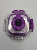 VTech Kidizoom Action Cam HD Digital Camera Purple Kids Waterproof Case Tested